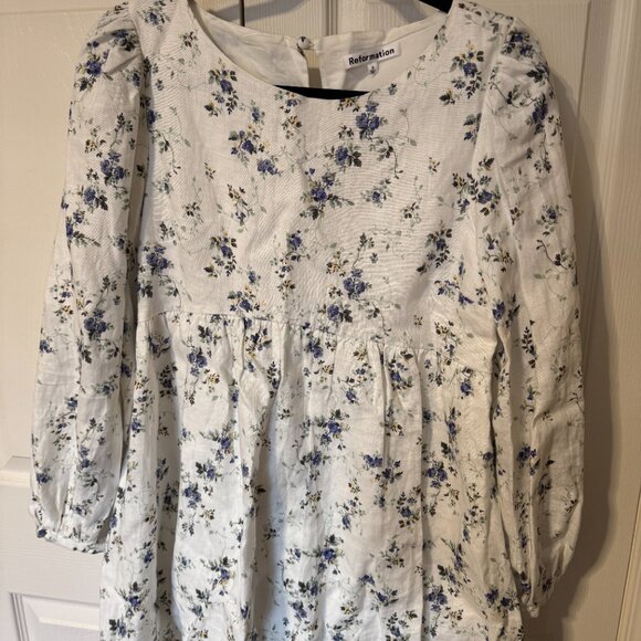 Reformation Ramone Linen Dress Madeline - Size S - Picture 4 of 6